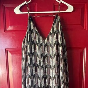 She + Sky Geometric Print dress